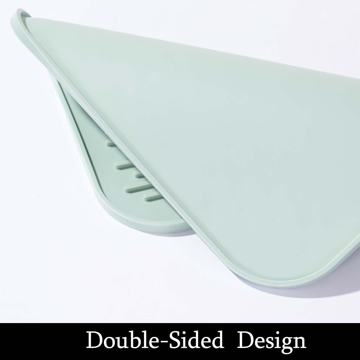 (2 Pack) Black Silicone Dish Drying Mat Silicone Kitchen Countertop Drying Mat for Pots. Pans. Glassware. Silverware - 图片 30