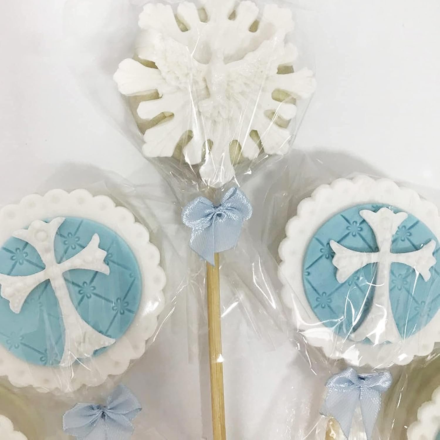 Baby Shower Fondant Molds (5 Pack). Cute Silicone Chocolate. Feet Molds. Clothes Decorate Mould for Baby Baptism Theme Party. Cake Baking. Cupcake Decorating. Chocolate. Gummy. Candy - 图片 12