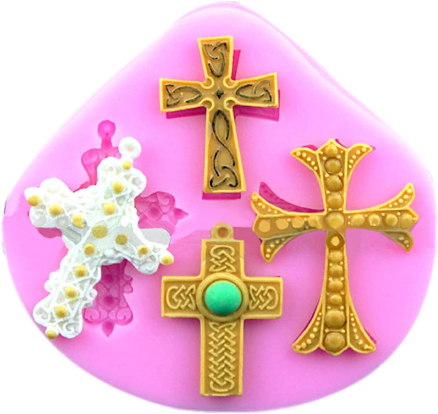 Baby Shower Fondant Molds (5 Pack). Cute Silicone Chocolate. Feet Molds. Clothes Decorate Mould for Baby Baptism Theme Party. Cake Baking. Cupcake Decorating. Chocolate. Gummy. Candy - 图片 14