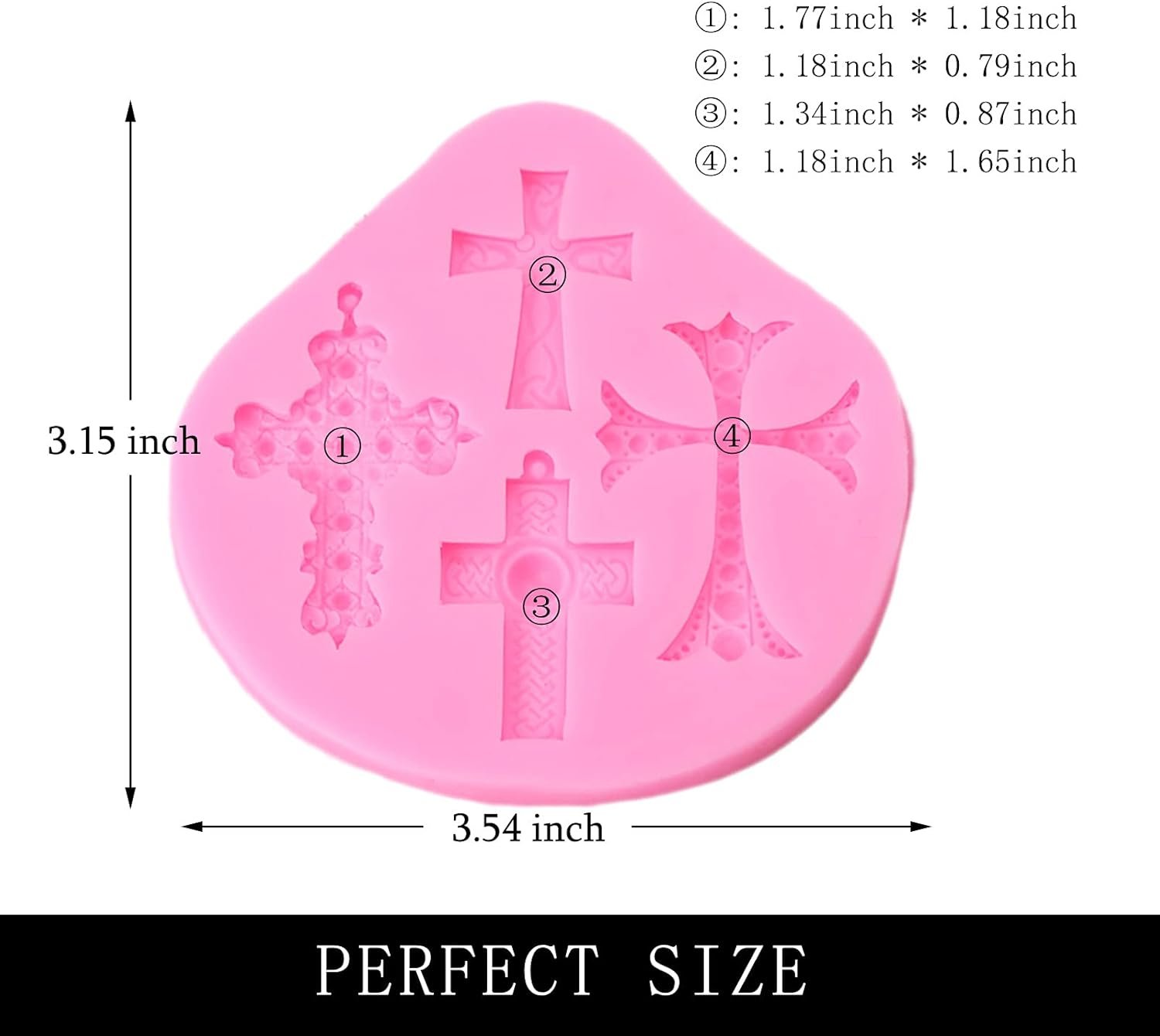 Baby Shower Fondant Molds (5 Pack). Cute Silicone Chocolate. Feet Molds. Clothes Decorate Mould for Baby Baptism Theme Party. Cake Baking. Cupcake Decorating. Chocolate. Gummy. Candy - 图片 10