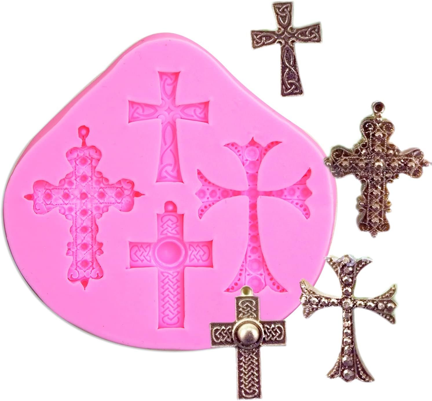 Baby Shower Fondant Molds (5 Pack). Cute Silicone Chocolate. Feet Molds. Clothes Decorate Mould for Baby Baptism Theme Party. Cake Baking. Cupcake Decorating. Chocolate. Gummy. Candy - 图片 9