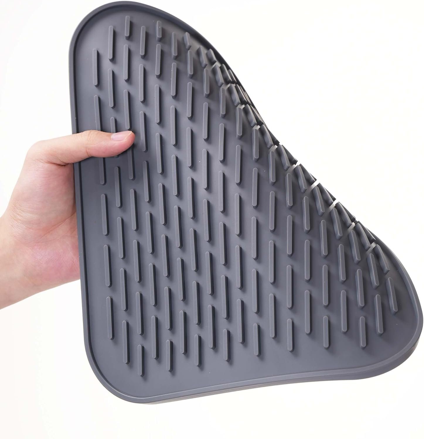 (2 Pack) Black Silicone Dish Drying Mat Silicone Kitchen Countertop Drying Mat for Pots. Pans. Glassware. Silverware - 图片 61