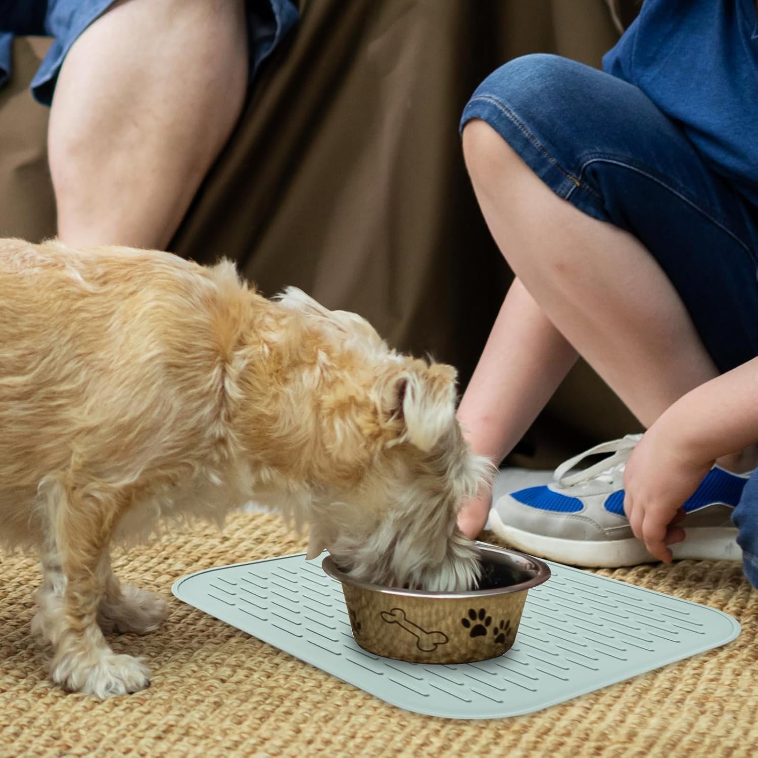 (2 Pack) Black Silicone Dish Drying Mat Silicone Kitchen Countertop Drying Mat for Pots. Pans. Glassware. Silverware - 图片 69