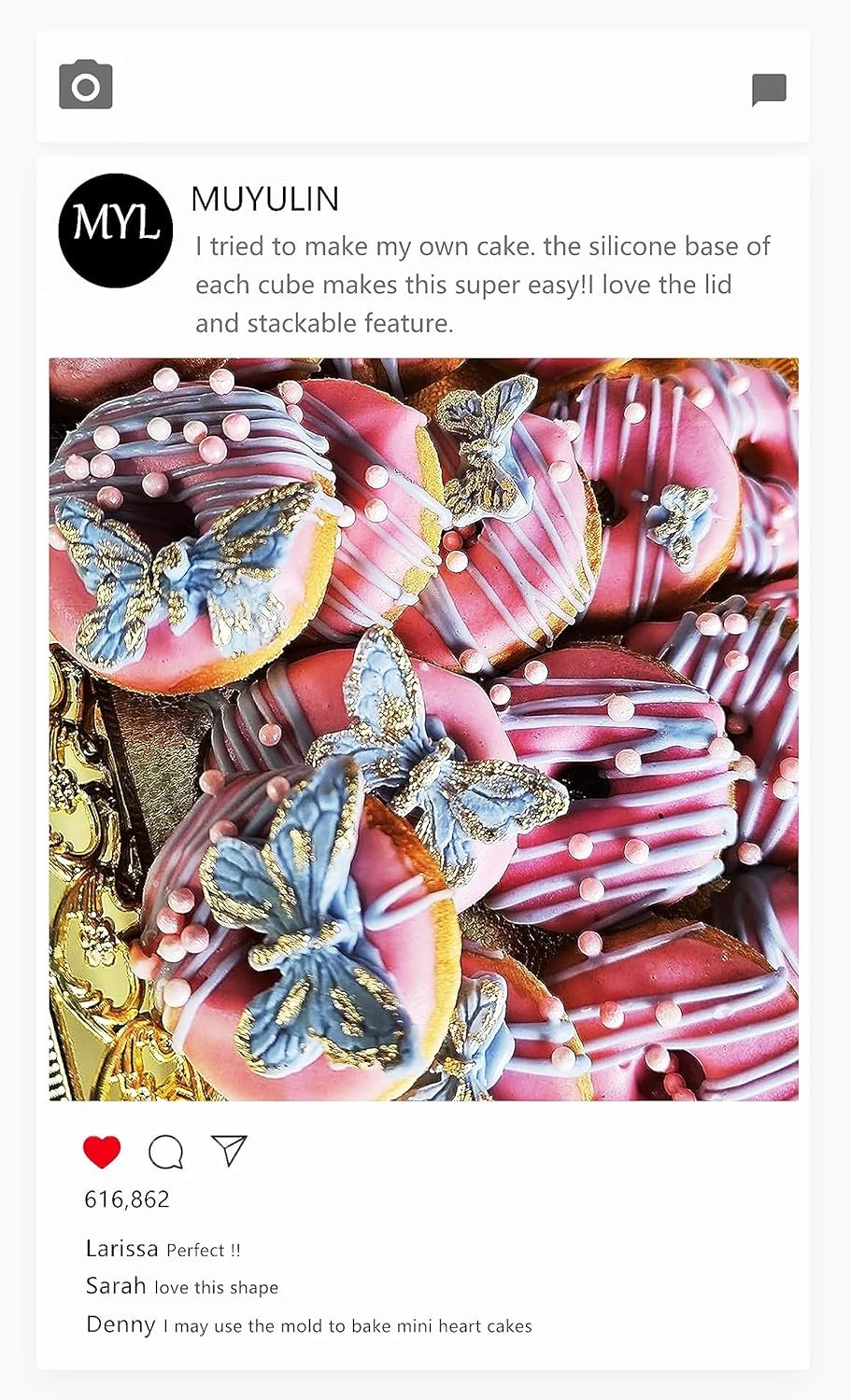 Mini Rose Flowers Chocolate Silicone Molds. 5 Packs Plumeria Fondant Molds Chrysanthemum Mould for Birthday Cake Decoration Cupcake Toppers Sugar Craft Cookie Polymer Clay Resin - 图片 5